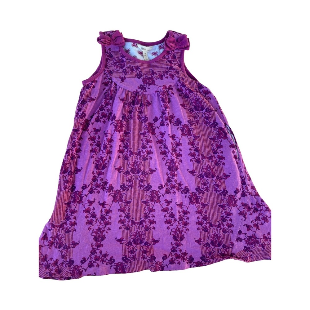 Matilda Jane Enchanted Garden Clearwater Floral Purple Midi Dress,‎ Size 8